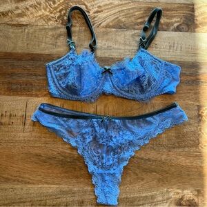 Dream Angels Lace and Velvet Set